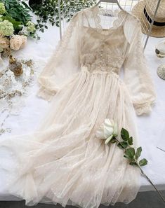 A line tulle lace long sleeve dress fashion dress Fabric: tulle, lace Color: Pink, blue, green, white Size(cm): S, M, L S length 108 bust 80-90 waist 60-80 sleeve length 56 M length 108 bust 82-92 waist 60-80 sleeve length 56 L length 108 bust 84-94 waist 60-80 sleeve length 56 Puff Sleeves Dress, Printed Beach Dresses, Evening Mini Dresses, Shirt Dress Summer, Elegant Prom, Crochet Lace Dress, Crochet Dresses, Sleeves Dress, Long Sleeve Lace Dress