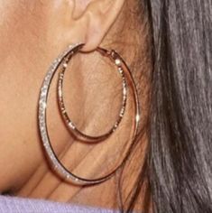 Brand New Never Worn Boutique Fashion Jewelry Double Hoop Earrings, Boutique Fashion, Earrings Color, Accessories Earrings, Fashion Boutique, Silver Gold, Jewelry Earrings, Fashion Jewelry, Hoop Earrings