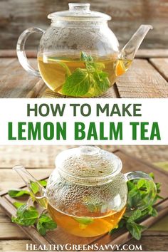 how to make lemon balm tea