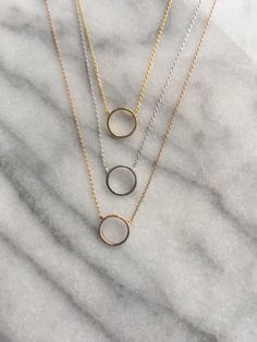 Dainty Circle Necklace Available in Silver, Gold and Rose Gold measures 1/2 inch PLEASE take a moment to READ THE FOLLOWING: FAQ: SHIPPING: I know you want your order as soon as possible and I want you to have it!! I ship with USPS. Most items arrive within 3-5 business days. That being said, once I drop to the post office it is,literally, out of my hands. According to USPS, mail can take anywhere from 3-10 business days under normal circumstances. These are not normal circumstances, USPS is tak Open Circle Necklace, Rose Gold Circle, Necklace Minimalist Jewelry, Necklace Infinity, Gift For Her Birthday, Necklace Minimalist, Circle Necklace, Necklace Dainty, Minimalist Jewelry