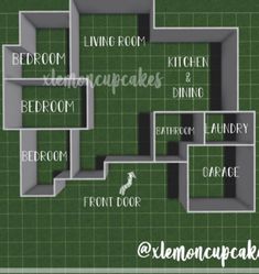 the floor plan for an apartment with several rooms