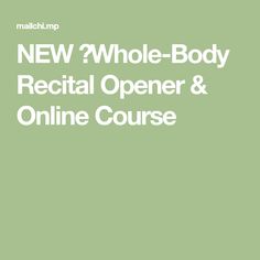 a green background with the words new whole - body rectal opener and online course