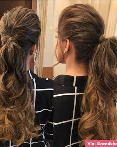 Ponytail Hairstyle On Saree, Ponytail On Saree, Gopi Hairstyle, Hair Styles For Western Outfit, Ponytail Hairstyles With Saree, Hairstyles Western Look, Western Look Hairstyle, Ponytail Hairstyles For Saree, Evening Party Hairstyles