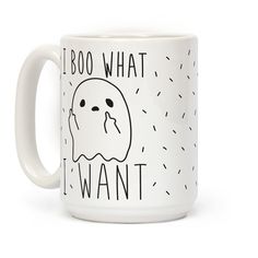 i boo what i want coffee mug