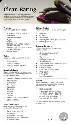 Clean Eating Easy, Easy Meal Plan, Easy Healthy Meal Prep, Healthy Lifestyle Food, Healthy Meal Plans, Clean Eating Diet