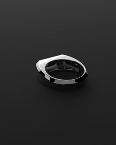 Example of minimalist design with slim lines and shiny surfaces handcrafted in sterling silver by our experienced artisans. This ring is proof that with a simple design you can also acquire character and forcefulness.It is perfect to wear on any occasion and does not go out of style. Made entirely by hand with all the love and art of the best silver artisans. Available in 3 finishes: silver, gold and black gold. Metal: 925 Solid Sterling Silver / 24k Gold Plated / Rhodium over 925 Sterling Silver Dimensions: 7 mm W x 25 mm L Weight: 8.6 grams Seekers Logo on Front 100% Handcrafted Package: High quality velvet pouches