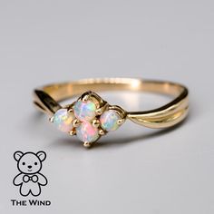 Opal Diamond Engagement Ring, Solid Opal Ring, Opal Promise Ring, Cherry Blossom Flower, Rose Gold Pendant Necklace, Australian Black Opal, Promise Rings For Couples, Gold Promise Rings, Flower Engagement Ring