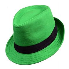 This Westend short brim fedora hat is the ideal accessory that you must wear for St. Patricks Day. It is a tradition to wear green on this special holiday so dont miss out on this stylish fedora hat. Buy this green hat so you don't get pitched by the leprechauns. Size: One Size.  Gender: unisex.  Age Group: adult. Green Hat, Green Hats, Wear Green, Fedora Hat, St Patrick’s Day, Unisex Shorts, Holiday Specials, St Patricks, Cloth Bags