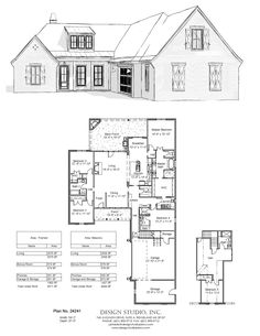 the floor plan for a house with two levels