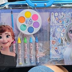 the frozen princess makeup set is on display