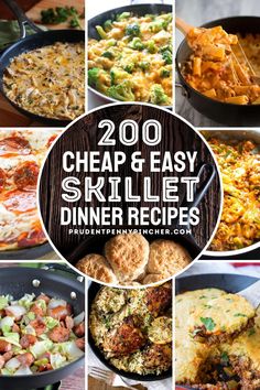 20 easy and delicious skillet dinner recipes that are ready in under 30 minutes or less