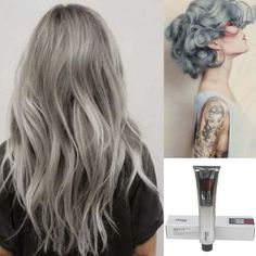 Fashion Permanent Punk Hair Dye Light Gray Silver Color Cream 100ML Feature: 100% brand new. Type: Creams, Gels & Lotions Net Weight: 100ml It contains an innovative component which protects and provides glamour colour to hair as desired. Please read the instructions before using so that you achieve the best colour result, wear plastic gloves and a cape to avoid any stains long before colouring hair should be clean and dry, lighter hair colour always takes colour better whilst dark hair needs bl Gray Silver Hair Color, Punk Hair Color, Gray Silver Hair, Silver Hair Dye, Grey Hair Dye, Grey Hair Men, White Hair Color, Lighter Hair, Professional Hair Color