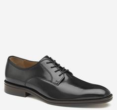 Meade Plain Toe Italian Leather Shoes, Johnston Murphy, Dress Shoe, Kids Luggage, Toe Shoes, Product Name, Italian Leather, Calf Skin, Rubber Sole