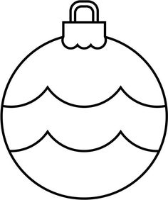 a black and white christmas ornament