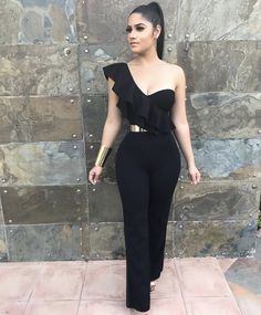 Black Jumpsuits, Party Jumpsuit, Cheap Jumpsuits, Bandage Jumpsuits, Fashionable Work Outfit, Blazer Outfits For Women, Jumpsuits Women, Designer Jumpsuits, Jumpsuit Party