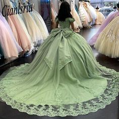 Quince Dress With Sleeves, Sage Green Quince Dress, Sage Green Quince, Sage Green Quinceanera Dresses, Sage Green Quinceanera, Green Quince Dress, Green Quinceanera, Green Quinceanera Dresses, Quince Themes