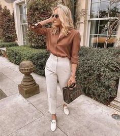 Old Money Aesthetic Outfits Women Casual Work Outfits Women, Smart Casual Work Outfit, Look Retro, Casual Work Outfit