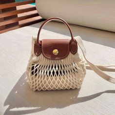 Longchamp Aesthetic, Korean Handbags, Cos Bags, Bags Outfit, Bag Longchamp, Tiny Bag, Trendy Heels