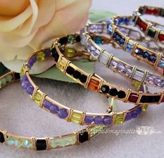 Tutorial Beginner Bangle Bracelet Wire Wrap Tutorial Back to the Beginning, Instant Download PDF Fil Crystal Bracelets Tutorial, Bijoux Fil Aluminium, Wire Jewelry Tutorial, Jewerly Making, The Bangles, Wire Wrapped Bracelet, Wire Work Jewelry, Work Jewelry, Jewelry Making Tutorials