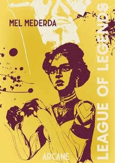 a poster with an image of a woman holding a flower in her hand and the words, mel mederda