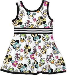 Minnie Mouse Daisy Duck Winnie The Pooh Piglet Tiger Baby Girls Toddler Fit and Flare Ultra Soft Dress #amazon #shopamazon #amazonprime #yankeetoybox #disney #gift #christmas #holiday #stocking #stockingstuffer Minnie Mouse And Daisy Duck, Stylish Toddler Girl, Pooh Dress, Christmas Amazon, Minnie Dress, Girls Fit, Mouse Dress, Disney Toddler, Minnie Mouse Dress