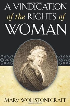 the cover of a book with an image of mary wolstoncraft