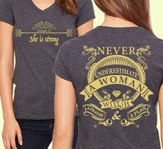 Never underestimate a woman with a prayer and a plan. Get yours today! Never Underestimate A Woman, Sell Shirts Online, Soli Deo Gloria, My Year, My Turn, Daughters Of The King, Girls Camp, Never Underestimate, A Prayer