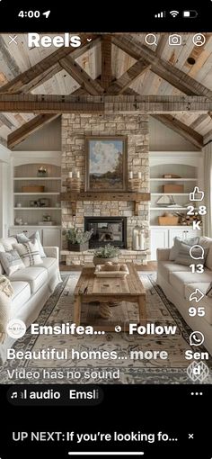 a living room filled with furniture and a fire place next to a tv mounted on a wall