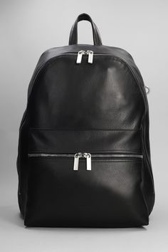 100% Leather Luxury Soft Leather Standard Backpack, Luxury Leather Standard Backpack, Luxury Leather Backpack With Zipper Pocket For On-the-go, Classic Backpack With Leather Lining, Luxury Business Backpack In Soft Leather, Luxury Soft Leather Business Backpack, Designer Backpack With Leather Backing, Classic Leather Backpack With Leather Backing, Designer Standard Backpack For Everyday Use