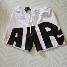 Nike Air Shorts Sz Xl. Nike Athleisure Pants For Summer, Nike Summer Athleisure Pants, Nike Sporty Summer Pants, Nike Cotton Pants For Summer, Nike White Leisure Bottoms, Nike White Streetwear Shorts, Nike Casual Short Pants, Nike Shorts For Summer Streetwear, Sporty White Pants With Built-in Shorts