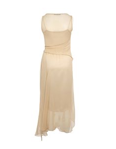 This stylish asymmetric dress is designed with luxurious silk and crystal embellishments at the front and tie panel that will make you stand out. The adjustable waist tie ensures maximum comfort and versatility, while the slip dress ensures extra coverage and comfort. You can wear this piece tied around the waist or loose. Every detail has been carefully considered for a modern and polished look.Composition: 100% Silk Care: Dry Clean Only Elegant Silk Maxi Dress With Tie Waist, Fitted Silk Maxi Dress With Tie Waist, Elegant Asymmetrical Tie Back Dress, Elegant Asymmetrical Tie-back Dress, Elegant Asymmetrical Dress With Tie Back, Silk Party Maxi Dress With Tie Waist, Elegant Silk Asymmetrical Summer Dress, Elegant Silk Asymmetrical Dress For Summer, Silk Cocktail Dress With Tie Waist