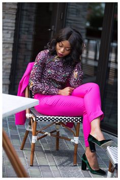 Pink for fall and for a cause #ontheblog www.jadore-fashion.com {link in bio} . . Shop look on the blog or via http://liketk.it/2plKN   @liketoknow.it #liketkit Patterned Outfits, Floral Blouse Outfit, Jadore Fashion, Velvet Pumps, Printed Silk Blouses, Fall Inspiration, Womens Fashion Inspiration