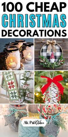 DIY Christmas decorations are perfect for adding a personal touch to your holiday decor. Explore creative Christmas decor ideas like handmade Christmas ornaments, rustic Christmas wreaths, and upcycled holiday crafts. From farmhouse Christmas decor or crafting personalized Christmas gifts, these DIY Christmas centerpieces, garlands, and stockings will make your space festive and unique. Also, check Christmas outdoor decor like Christmas porch decor and Christmas yard decorations. Country Christmas Decorations Diy Rustic, Rustic Christmas Crafts Diy, Country Christmas Decorations Diy, Rustic Christmas Wreaths, Christmas Diy Ornaments, Diy Christmas Craft Ideas, Cheap Christmas Decorations, Country Christmas Crafts, Diy Christmas Centerpieces