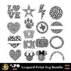 the leopard print svg bundle