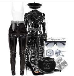 King Cartier88, Baddie Fashion, Instagram Model Outfits, Chic Black Outfits, Teen Swag Outfits, Older Women Fashion, Women Fashion Edgy, Jane Norman, Swag Outfits For Girls