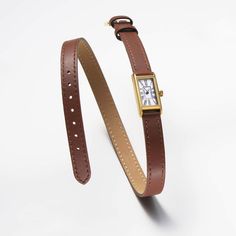 Kimsey Double Wrap Watch Leather Watch Women, Women March, Minimal Watch, Tied Ribbon, Small Watch, Vintage Timepiece, Gold Watches Women, March Hare, Luxury Watch Brands