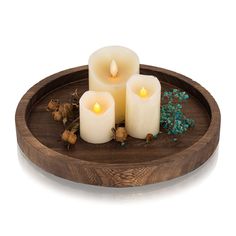 PRICES MAY VARY. Premium Material - Our round wooden tray is well crafted of natural paulownia wood, lightweight but wear-resistant and tough, about 40% less weight than ordinary wood, a perfect tray for displaying and decorating. Unique Wood Grain - Romadedi rustic wood tray has unique organic wood grains as this candle tray is made of natural wood. Rustic looking goes well with modern farmhouse aesthetic home decor. Versatile Use - The small decorative tray measures 10.5in in inner diameter, 1 Wood Tray Decor, Farmhouse Ottoman, Coffee Table Organization, Round Wooden Tray, Round Wood Tray, Candle Holder Tray, Vintage Centerpieces, Table Ottoman, Rustic Tray