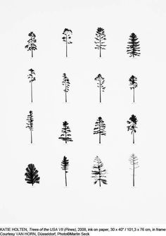 an iphone screen with trees drawn on it and the words pin it written in black ink