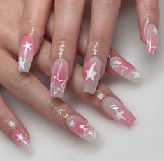 Aura Nails, Grunge Nails, Blush Nails, Pink Aura, Unique Acrylic Nails, Nail Styles, Kawaii Nails