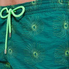 Fall under the hypnotic spell of the embroidered seashells on these Mistral Hypno Shell men swim trunks. Their graphic lines swirl across these numbered and limited edition men's embroidered swimming trunks. The classic three-pocket design features a drawstring with tips in sterling silver.Men swimwear in embroidered fabric, numbered limited edition to 110 copiesMen swim trunks with elastic waistband with drawstring and silver tips (engraving 925 certified)Enjoy a complimentary first repair of y