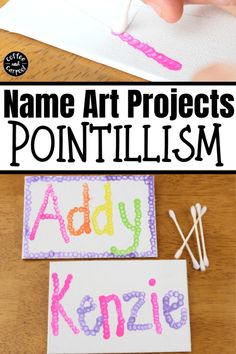 name art is an easy way to teach kids how to write and draw with this fun activity