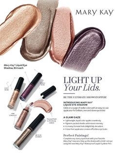 Mary Kay Liquid Eyeshadow, Mary Kay Facebook, Mary Kay Inspiration, Selling Mary Kay, Imagenes Mary Kay