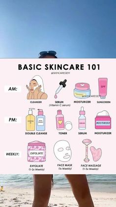 BeautyElysium Basic Skin Care, Exfoliating Face Mask, Teen Skincare, Face Routine, Face Care Routine, Simple Skincare Routine, Basic Skin Care Routine, Perfect Skin Care Routine, Skin Care Order