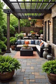 Pergola Area, Garden Ideas Patio, Outdoor Seating Ideas, Patio Extension Ideas, Patio Extension, Career Plan, Outside Seating Area, Patio Decor Ideas, Patio Layout