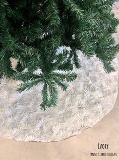 a close up of a fake christmas tree