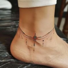 Ankle bracelet tattoo ideas for women Charm Tattoo Bracelet, Jewelry Tattoos For Women, Friendship Bracelet Tattoo, Ankle Tattoos For Women Wrap Around, Wrist Bracelet Tattoos For Women, Tattoo Anklet, Ankle Bracelets Tattoos For Women, Charm Anklet Tattoo, Ankle Bracelet Tattoos