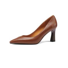 These pumps exude luxury and comfort and are made with genuine leather and slip-on closure. Perfect for office ladies, these pointed-toe heels have a 3" square heel designed to fit true to size. Step up your fashion game this summer, spring, and autumn with these elegant Pumps Camelia by USS Shoes. • Upper Material: Genuine Leather• Upper-Genuine Leather Type: Cow Leather• Lining Material: Microfiber• Toe Shape: Pointed Toe• Outsole Material: Rubber• Insole Material: Leather• Closure Type: Slip On• Season: Summer/Spring/Autumn• Item Type: Pumps• Fit: Fits true to size, take your normal size• Heel Height: Square Heel 3"• Platform Height: 0 / 1.18 in• Weight: 7 oz• Item # 1005003C• Brand: USS Shoes• High-quality Product• Width Options: B - Medium• Import Product• Shipping Worldwide High Heels Elegant, Square High Heels, Heels Elegant, Elegant Pumps, Cross Training Shoes, Shoes High, Pointed Toe Heels, High Top Shoes, Designer Heels