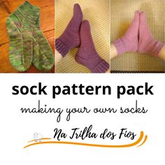 sock pattern pack making your own socks