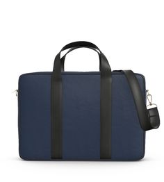 Navy/Black Classic Laptop Bag With Sleeve, Business Satchel With Laptop Sleeve, Everyday Blue Laptop Bag With Adjustable Strap, Everyday Top Handle Laptop Bag With Sleeve, Business Laptop Sleeve Backpack, Everyday Briefcase With Top Handle And Luggage Sleeve, Business Blue Bag With Laptop Sleeve, Modern Briefcase With Luggage Sleeve For Everyday Use, Classic Business Weekender Bag With Adjustable Strap