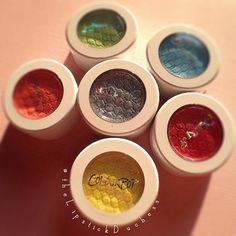 Colourpop Super Shock Eyeshadow and Pigments Nespresso Cups, Iphone